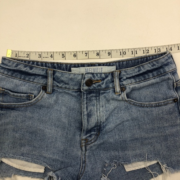 Brandy Melville Cutoff Jean Shorts - Picture 3 of 6